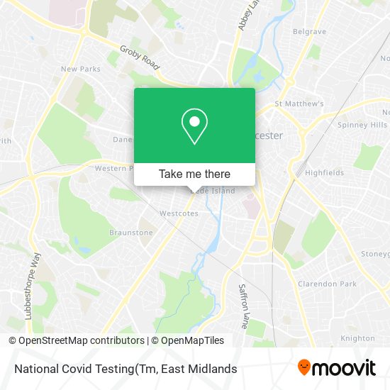 National Covid Testing map