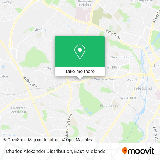 Charles Alexander Distribution map