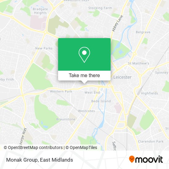 Monak Group map