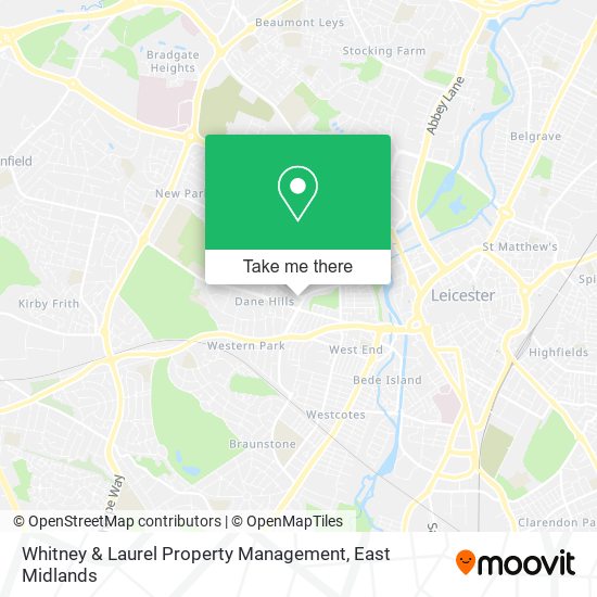 Whitney & Laurel Property Management map