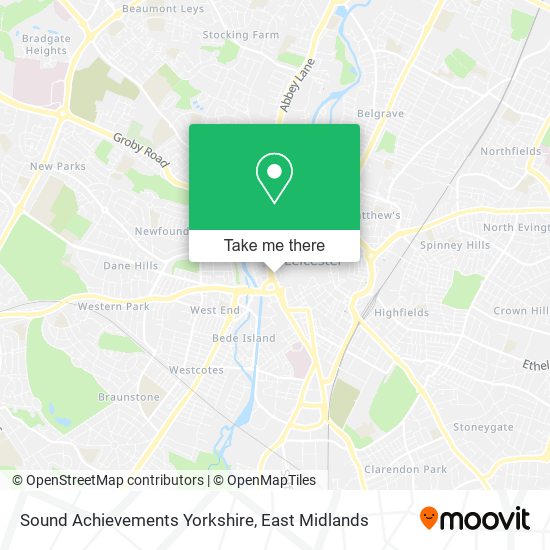 Sound Achievements Yorkshire map