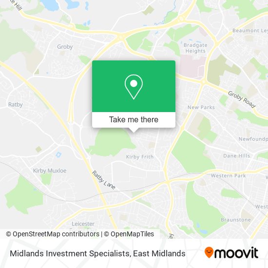 Midlands Investment Specialists map