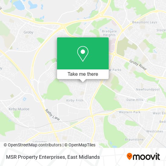 MSR Property Enterprises map