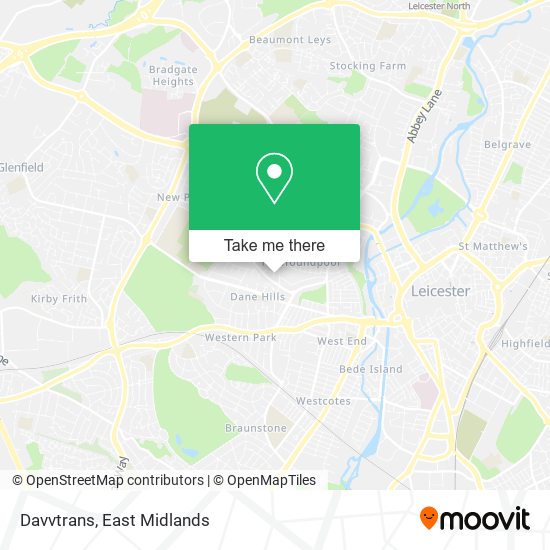 Davvtrans map