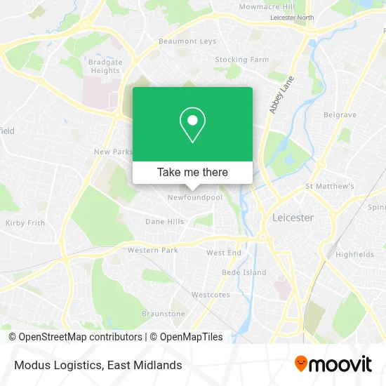 Modus Logistics map