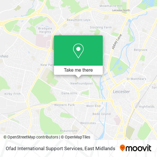 Ofad International Support Services map