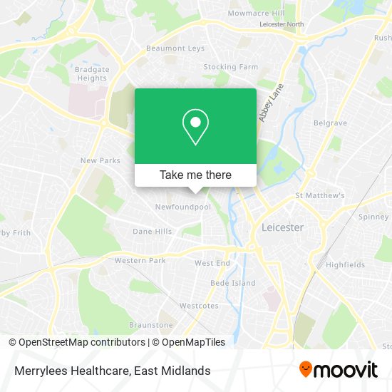 Merrylees Healthcare map