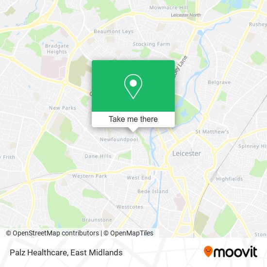 Palz Healthcare map