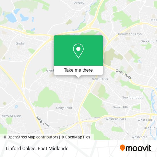 Linford Cakes map