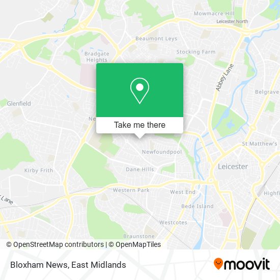 Bloxham News map