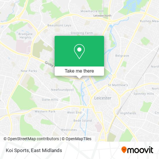 Koi Sports map