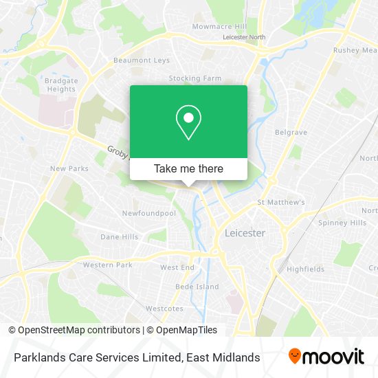 Parklands Care Services Limited map