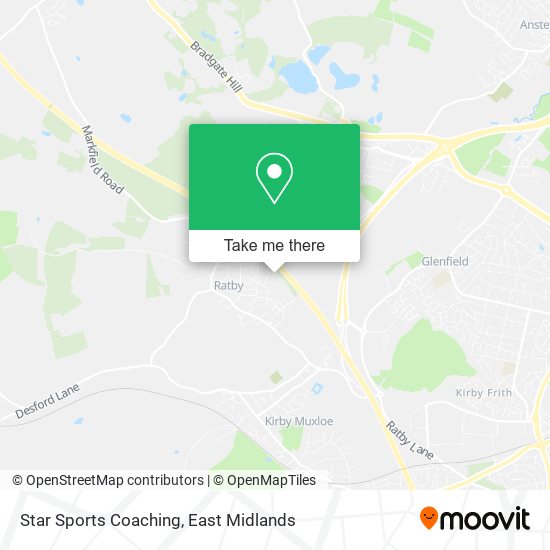 Star Sports Coaching map