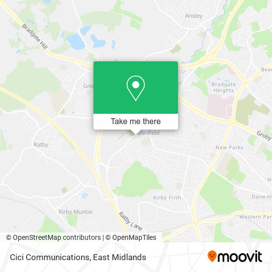 Cici Communications map