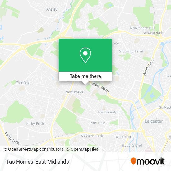 Tao Homes map