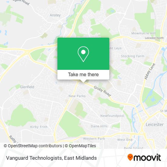 Vanguard Technologists map