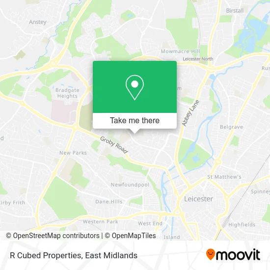 R Cubed Properties map