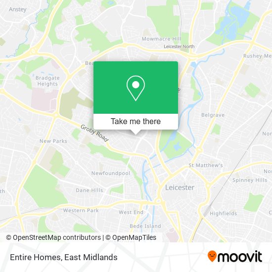 Entire Homes map
