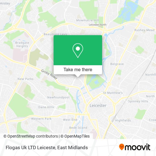 Flogas Uk LTD Leiceste map