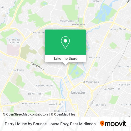 Party House by Bounce House Envy map