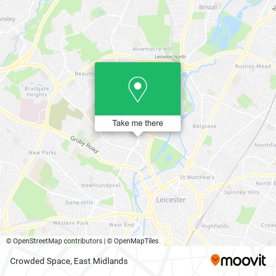 Crowded Space map