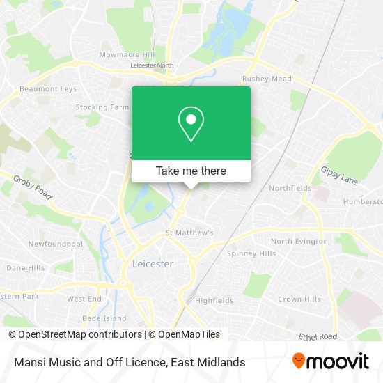 Mansi Music and Off Licence map