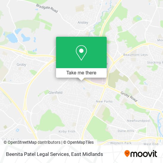 Beenita Patel Legal Services map