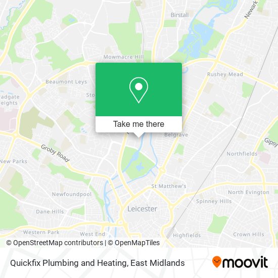 Quickfix Plumbing and Heating map