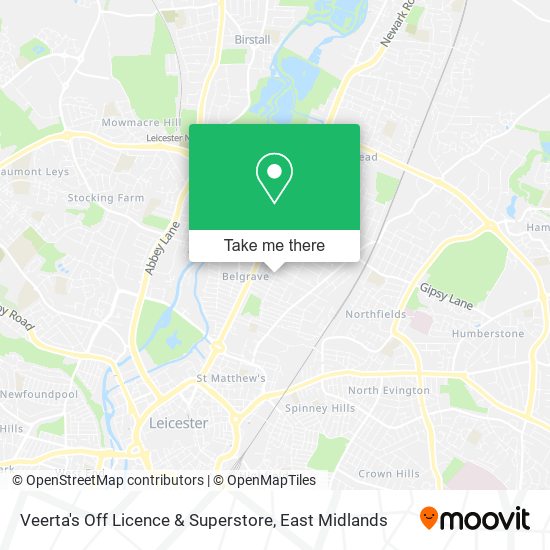 Veerta's Off Licence & Superstore map