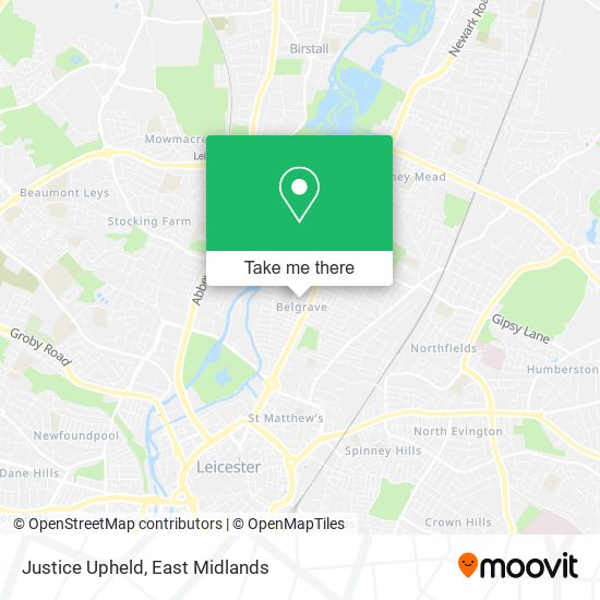 Justice Upheld map