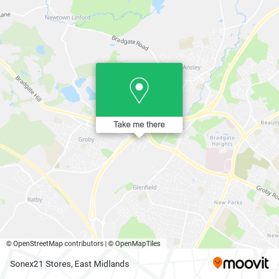 Sonex21 Stores map