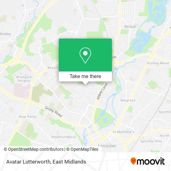 Avatar Lutterworth map