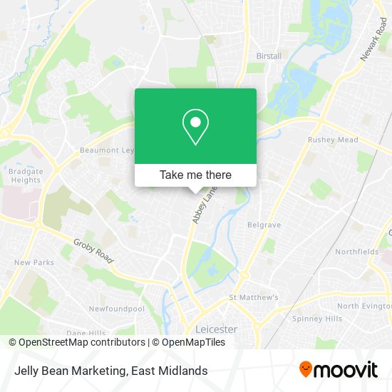 Jelly Bean Marketing map