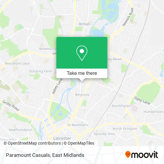 Paramount Casuals map