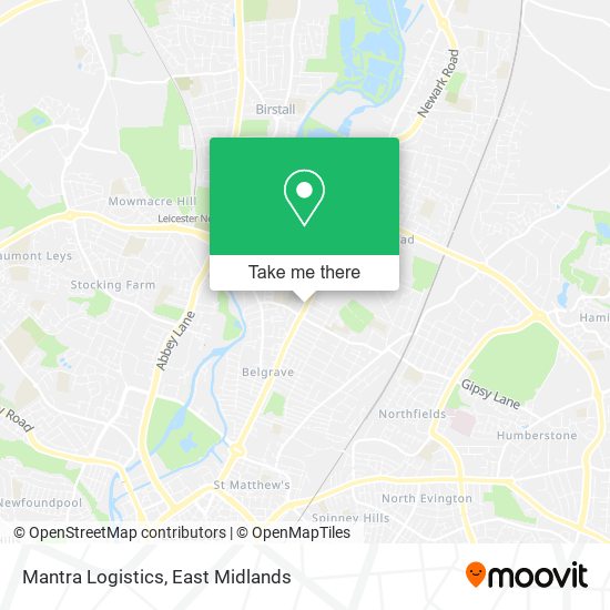 Mantra Logistics map