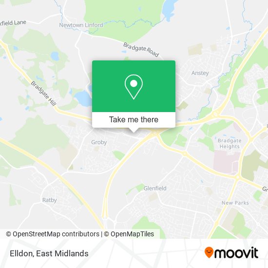 Elldon map