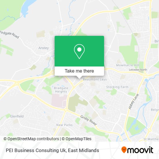 PEI Business Consulting Uk map