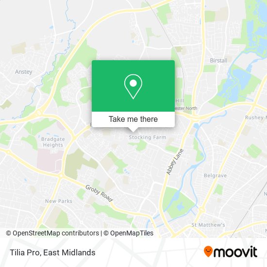 Tilia Pro map