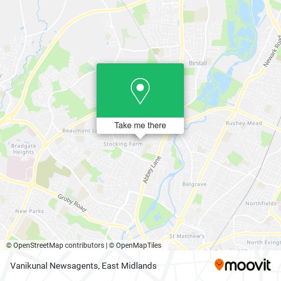 Vanikunal Newsagents map