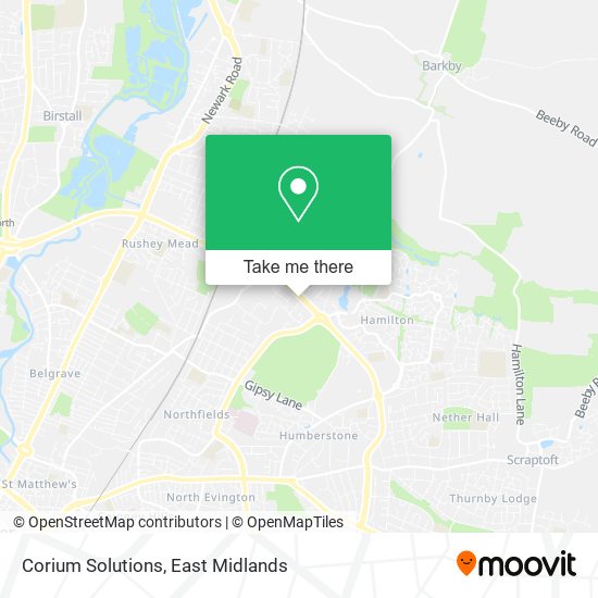 Corium Solutions map