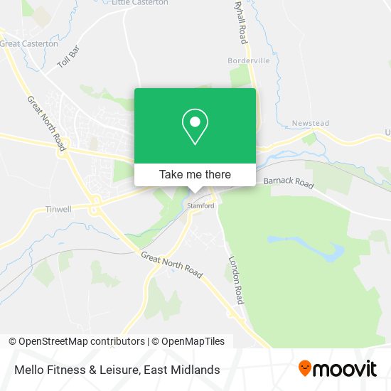 Mello Fitness & Leisure map