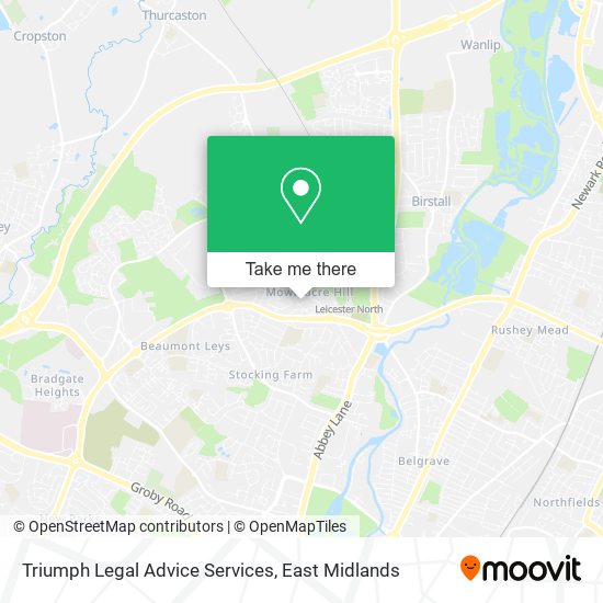 Triumph Legal Advice Services map