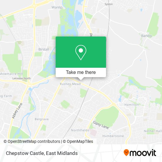 Chepstow Castle map