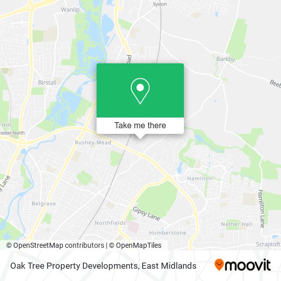 Oak Tree Property Developments map