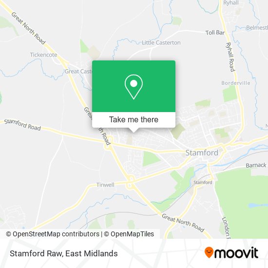 Stamford Raw map