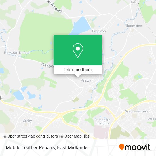 Mobile Leather Repairs map