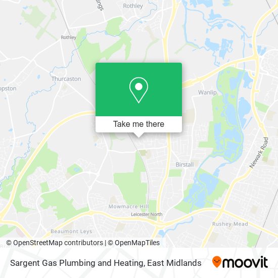 Sargent Gas Plumbing and Heating map