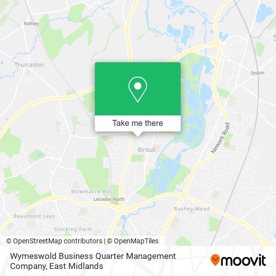 Wymeswold Business Quarter Management Company map