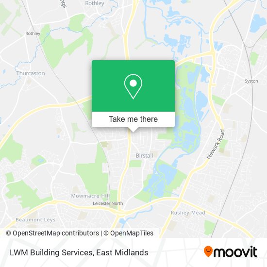 LWM Building Services map