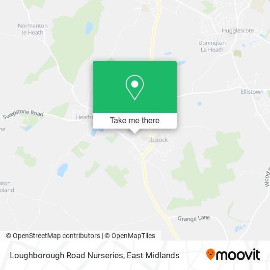 Loughborough Road Nurseries map